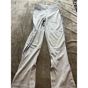 Champro Adult‎ Small Gray Blue Piping Piped Baseball Pants NWT